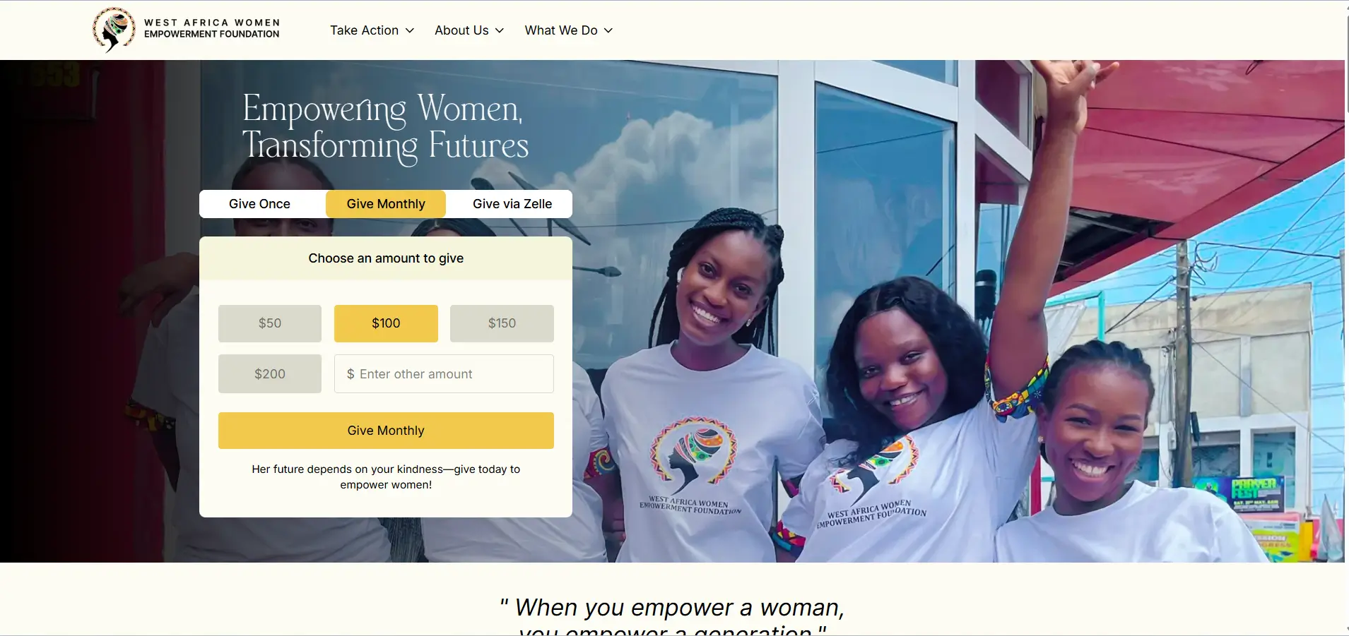 West Africa Women Empowerment Foundation - Empowering women, Transforming Futures.